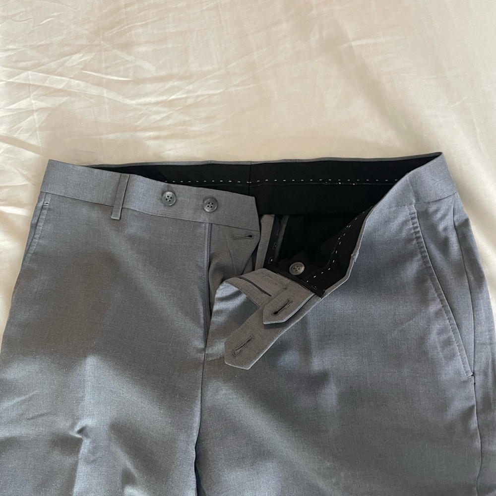 Nordstrom Znt18 Alessio Light Grey suit 40R slim fit - Picture 8 of 11